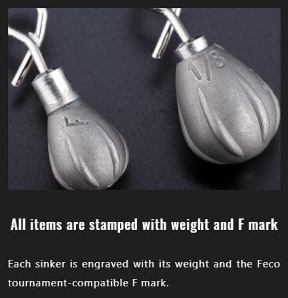 Jackall Tungsten Teardrop One Touch Sinker Size 7.0 grams (1617)