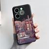 For Infinix Hot 40i Case Hot40i Fashion Marble Black Silicone Soft Phone Case For Infinix Hot 40i 40 i X6528B Back Cover Fundas