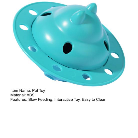 Pet Treat Dispenser Interactive Slow Feeder Disc Toy Dog Training Feeder Puzzle Toy for Dogs Puppies Cats Mental Stimulation