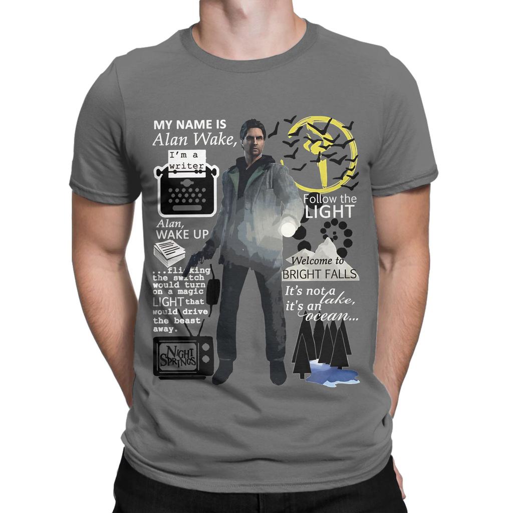 Maglietta Grafica Divertente Alan Wake 100% Cotone Magliette Alan Wake 2 Top Per Unisex