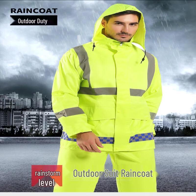 Reflective Rain Suit M-4XL