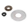 32T Bicycle Sprocket with 4 Holes for 410 Chain Steel Bike Modified Sprocket Flywheel Adapter Connector Kit