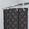 Fashionable Black And White Floral Shower Curtain Waterproof Bathroom Decor Window Drapes Home Textile Custom Printed Pattern De