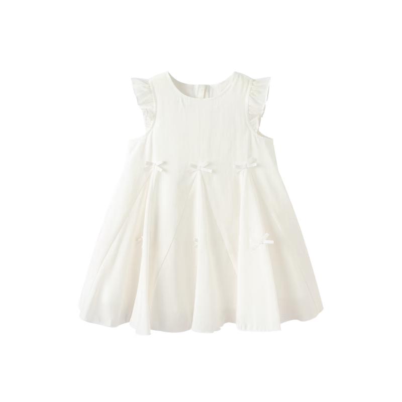 Balabala Girls' Summer Bowknot Dress