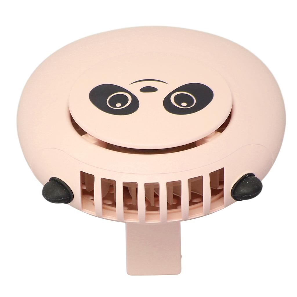 Portable Neck Fan with Adjustable Lanyard Bracket USB Rechargeable Hands Free 3 Wind Speed Mini Hanging Neck Fan for