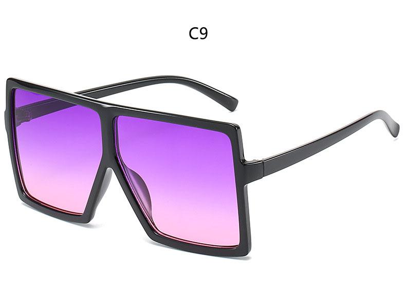 Designer Retro Premium Extra Large Square Shaped Sunglasses Women Timeless Popular Large Frame Sunglasses Black Stt Eyewear UV 400 Protection