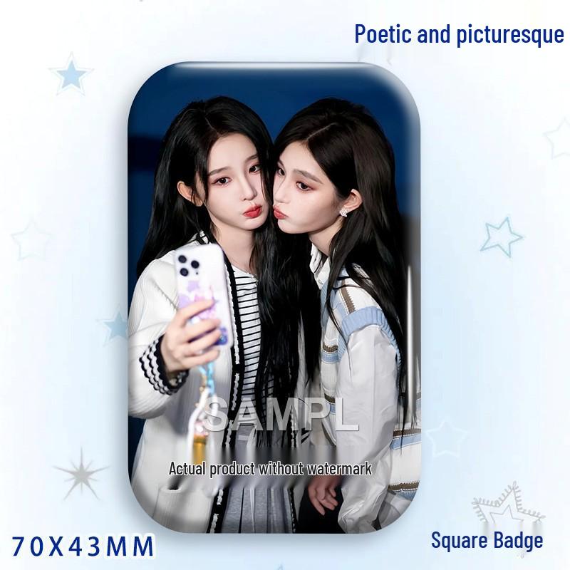 Yi CP Concert Support: Poetry & Painting Acrylic Keychain, Bag Brooch, Star Badge Ornament