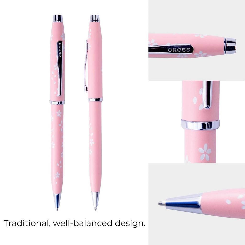 CROSS Century II DAYLIGHT Ballpoint Sakura Limited Official Medium Nib Pen, Oil-Based, Collection, Pink, AT0082-162, Edition, Import, (M)