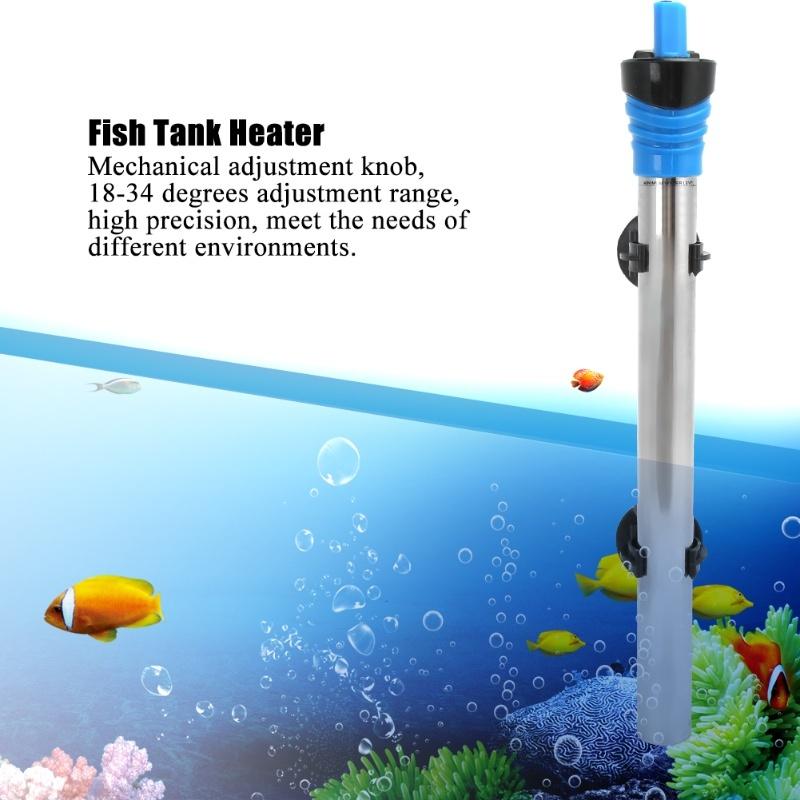 Stainless Steel Heater Heating Rod With Suction Cup For Aquarium Fish Tank Automatic Constant TemperatureUS 110-120V 100W