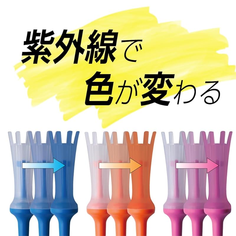 DAIYA GOLF Aero Spark Tee, Long, Clear, TE-718