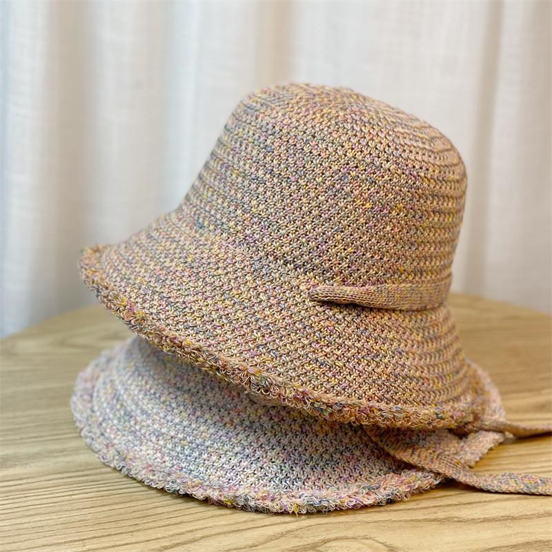 Stylish Fisherman Hat Women's 2024 New Spring Autumn Japanese Style Double-sided Sun Hat Sunshade Hat Breathable