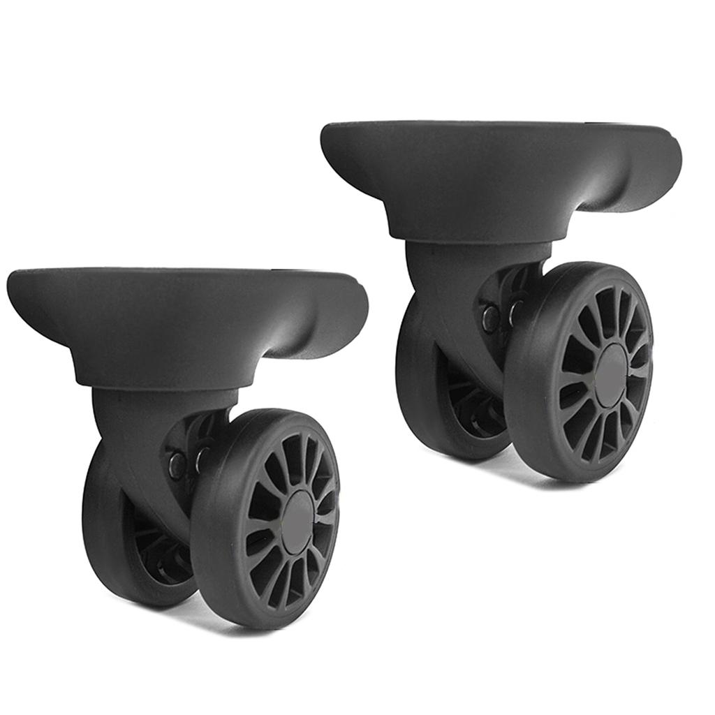 Trolley Case Luggage Wheels Luggage Swivel Left and Right Wheels DIY Suitcase Replacement Parts for Most Suitcases
