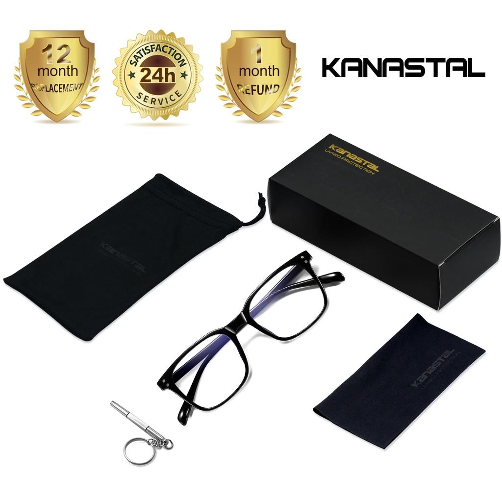 Blokujące Niebieskie Światło Kolorowe Komputerowe Ultra UV Modne Modne [KANASTAL] Okulary, Ściemniane, Zmieniające Kolor, Bez Recepty, Okulary, TR90, Lekkie, 19g,