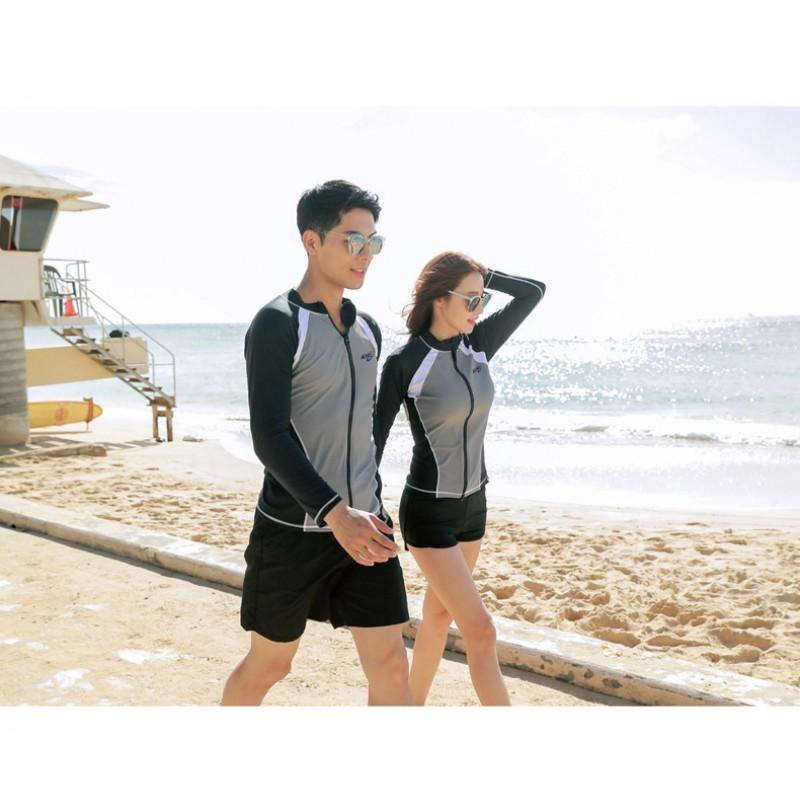 UV Protection Rash Guard Set Men Women Quick Dry Long Sleeve Swimwear Snorkeling Surfing Diving Suit