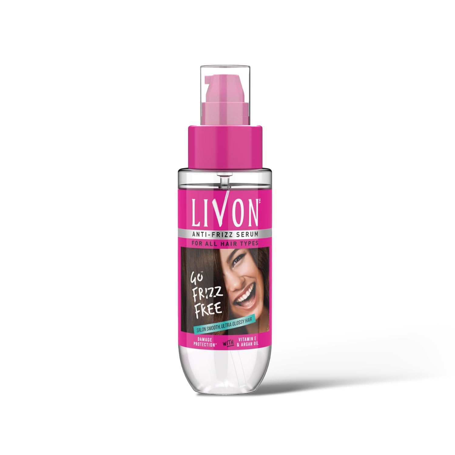 

Livon Hair Serum For Dry Frizzy Hair With Argan Oil Vitamin E 100ml Pack For Smooth Glossy Salon Finish