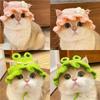 Pet Dog Cat Costume Hat Kitten Headgear Funny Cute Headwear Photo Prop Quirky Knitted Hat