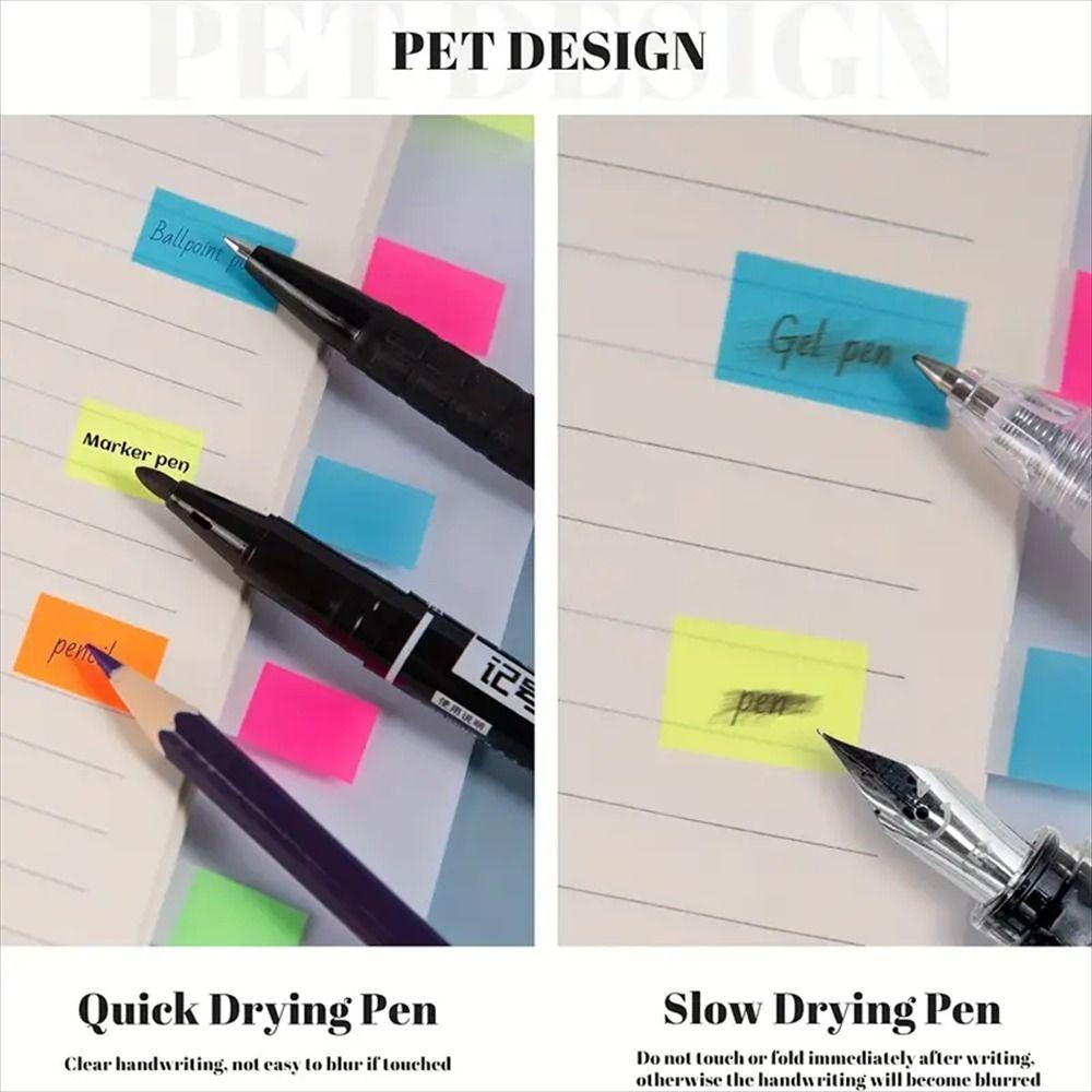 Transparent Sticky Tabs Water Proof Index Tabs Student Children Sticky Notes  Bookmarkers