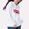 Levis Letter Logo Printed Hoodie Women hoodies White 35946-0100