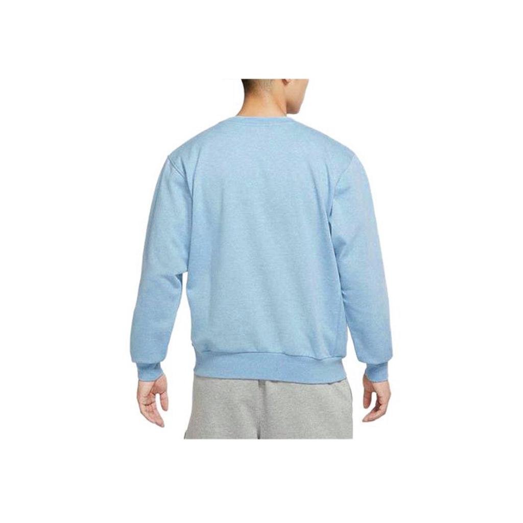 Nike Einfarbiges Logo Rundhals Lässiges Atmungsaktives Sport-Sweatshirt Herren-Sweatshirt Himmelblau CK6359-494