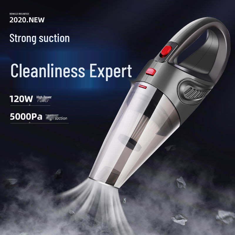 Rechargeable High-Power Wireless Handheld Car Vacuum Cleaner with Strong Suction for Hair