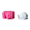 Food Grade Heat Resistant Silicone Mold For Artistic Soap Candle Chocolate Sculptures Skull Snail Theme Crafting