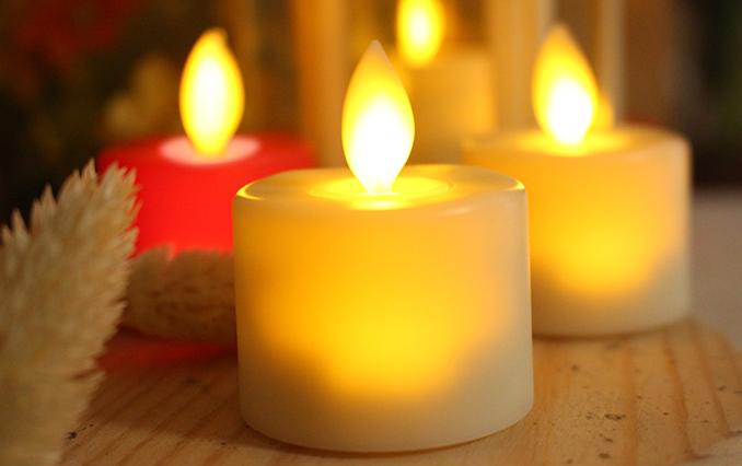 24-Pack ABS Rocking Tea Wax LED Candle Festive decoration Christmas proposal confesses birthday candle romance LED Candles