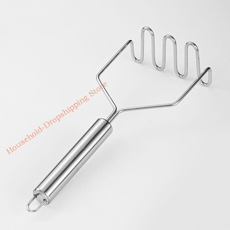 Stainless Steel Potato Masher For Efficient Mashing Ergonomic Handle Kitchen Tool For Mashed Potatoes Vegetables