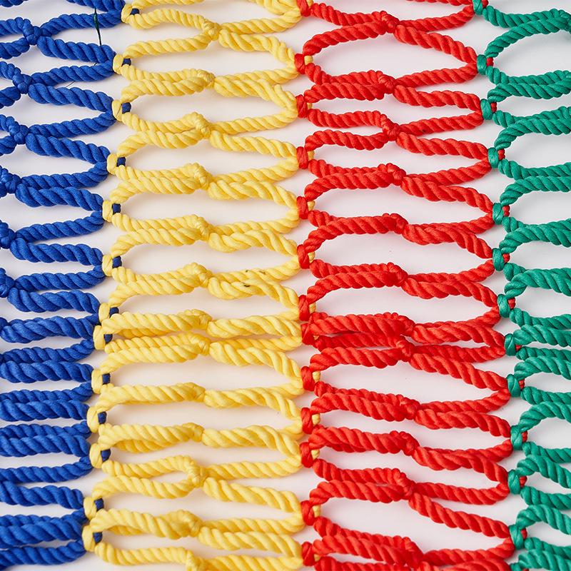 Colorful Climbing and Safety Net for Playgrounds, Stairs, Skylights, Balconies, and Cats