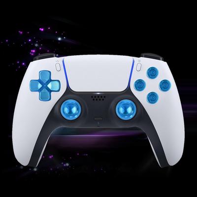 Aluminum Alloy Gamepad Replacement Button Set Handle Joystick Modified Accessories Compatible For Ps5