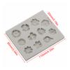 Sunflower Rose Flowers Shape Silicone Mold Cake Diy Crafts Mould Tools