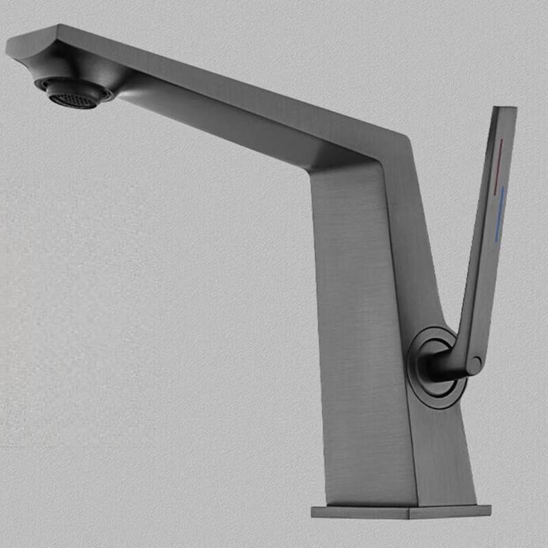 

TLXT Gunmetal Grey Brass Basin Faucet