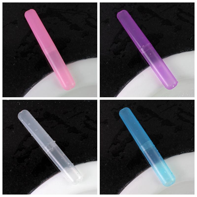 

4 цвета дорожный портативный держатель для зубных щеток для хранения на открытом воздухе путешествия походы кемпинга чехол для зубных щеток коробка для семьи 4PCS/SET