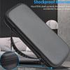 For AYN Odin 2 Portable Black Carry Case Shock-absorbing Waterproof Anti-Scratch EVA Dermatoglyph Game Console Storage Bag