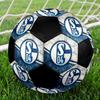 SIZE 5 FC Schalke 04 Soccer Ball Colorful All Ages Machine Stitched PVC Competition Ready Durable High-Bounce