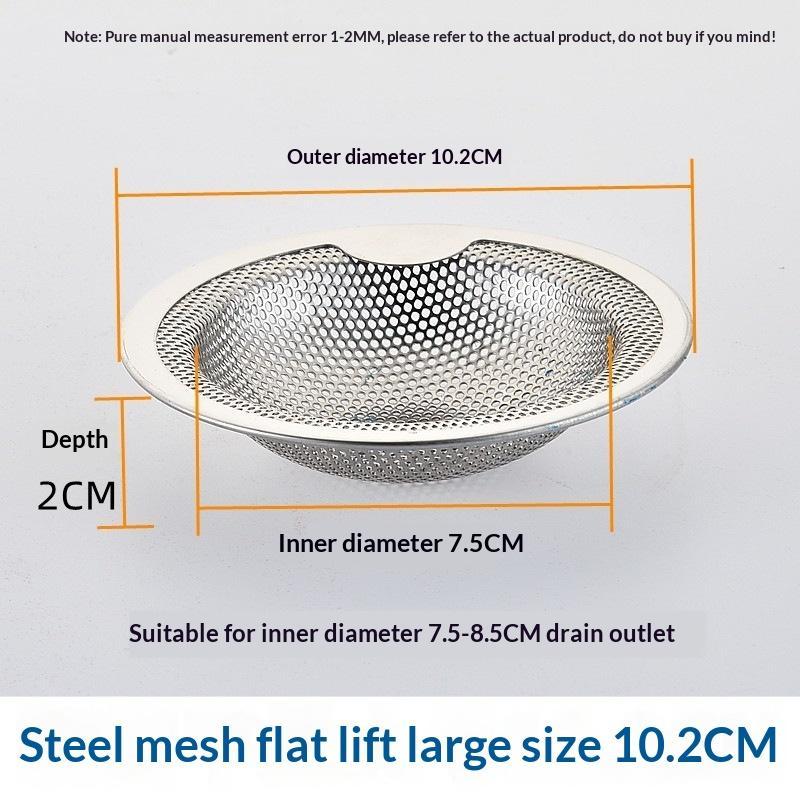 Stainless Steel Sink Drain Strainers With Durable Fine Mesh Perfect For Catching Food Scraps Preventing Clogging