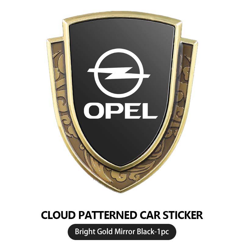 

Car Metal Shield Emblem Side Fender Body Trunk Badge Stickers For Opel ADAM ASTRA J K CORSA E INSIGNIA MOKKA VIVA Meriva