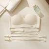 Halterneck Double Strap Seamless Summer Bra: Thin, Non-Slip, Stylish, and Supportive Design.