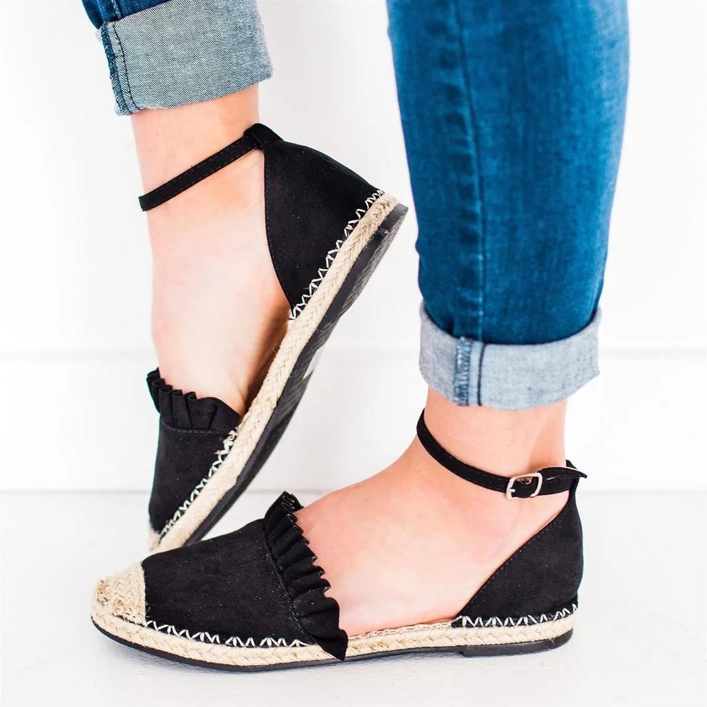 Summer Women Sandals Fashion Women Closed Toe Flat Shoes Woman Female Footwear Breathable Sandalias