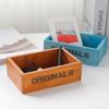 Rectangular Jewelry Box Wooden Storage Bin Large Capacity Cosmetics Box  Dessert