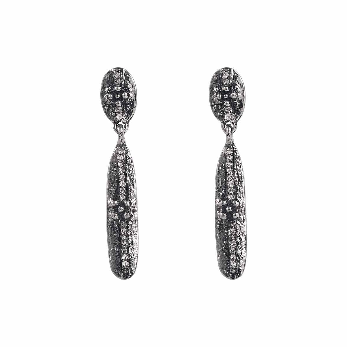 Vintage Exaggerated Geometric Long Drop Earrings for Women Ladies Retro Temperament Dangle Earrings Banquet Jewelry Accessories