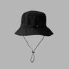 Summer Foldable Bucket Hat for Women Men Light Waterproof Beach Caps with Hook Adjustable Anti-UV Face Protection Fishing Hats