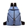 NEXSTAGES Damen Canvas Rucksack, Perfekt für Studenten, Pendler, Schule, Verabredungen, Freizeit, Großes Fassungsvermögen, Reißverschluss, Wandern und mehr,