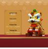 Yu Gao Lion Dance Micro Particle Building Blocks Toy-Compatible with Lego, New Year Edition.