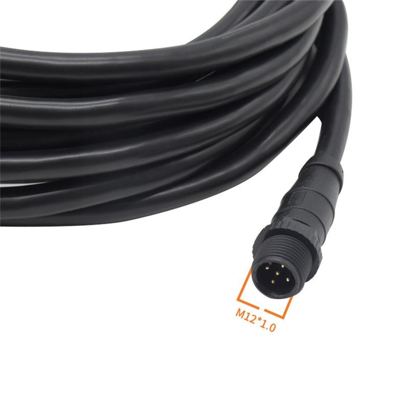 Aviation Plug M Series Waterproof Connector M12 NMEA2000 Network Shielded Power Cord 4.5M Plastic Screen Connector