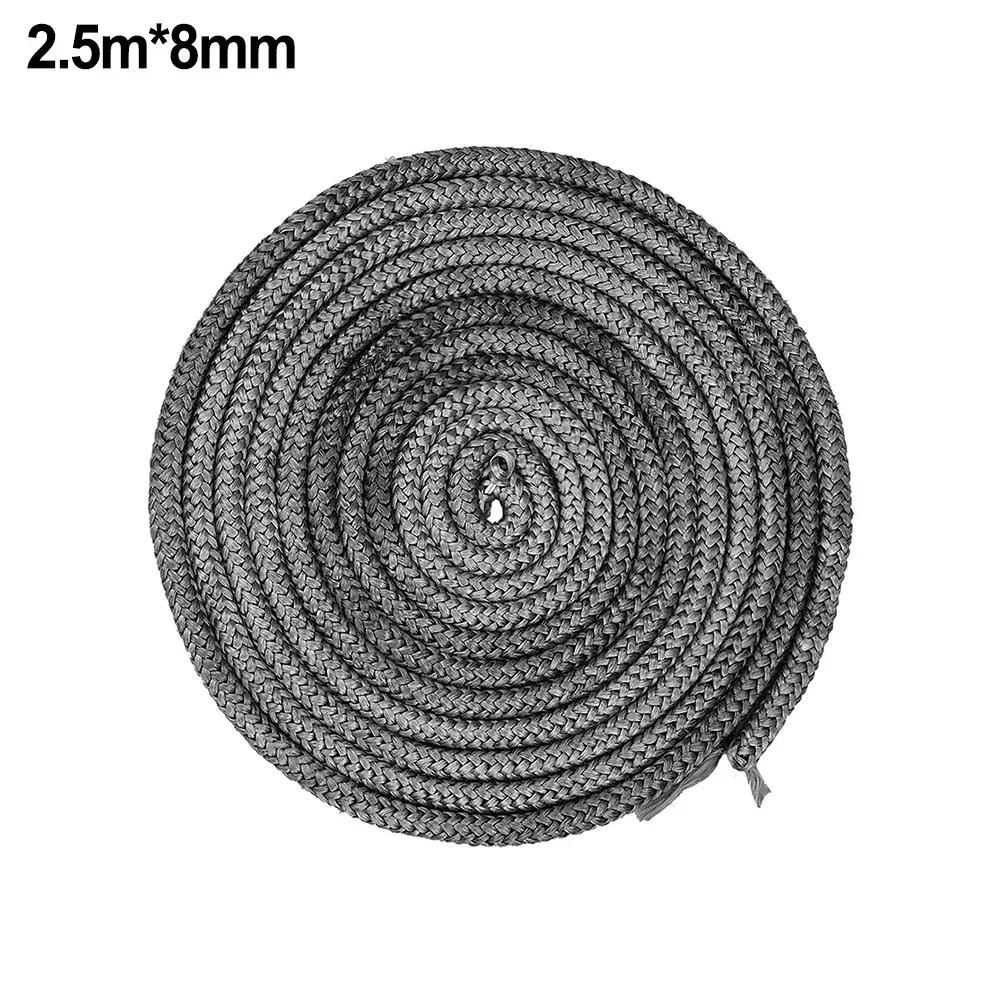 

8/10/12/14/16mm Stove Rope Fiberglass Seal Stove Fire Rope Fireplace Door Sealing Cord Replacement Stove Rope 2.5m