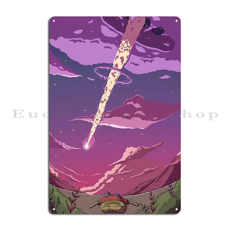 Stargazing Metal Plaque Poster Personalized Kitchen Cinema Poster Create Tin Sign Poster 20X30CM