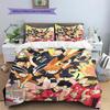 Haiky!! Schönes Fan-Geschenk Anime-Stil Tägliche Nutzung Bettwäsche Gemustertes Bettbezug-Set & Kissenbezug Schlafzimmer-Dekorations-Set -xia103