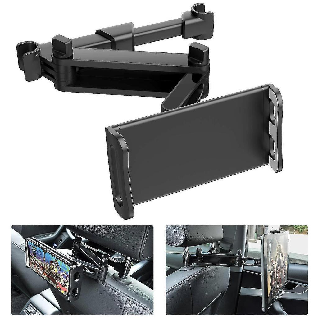 Rear Pillow Upgrade (04 Red) Car Headrest Mount, Angle Adjustable Headrest Tablet Mount