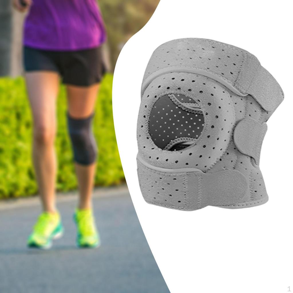 Knee Brace Breathable Comfortable Anti Slip Protection Patella Band Stabilizer for Hiking