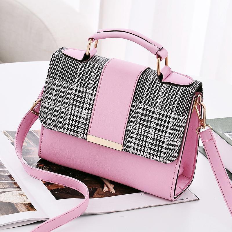 Neue Nischen-Einschulter-Damenhandtasche Generation Twill-Spleiß-Quadratische tragbare Umhängetasche